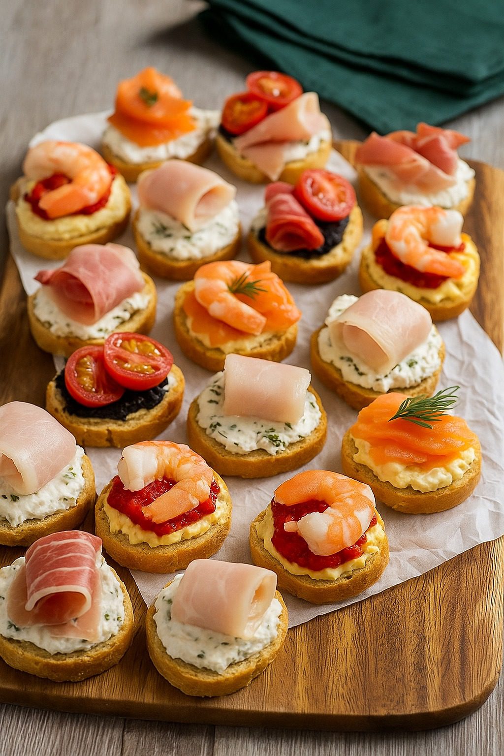 Canapés Rápidos: Los Bocaditos Más Fáciles, Elegantes y Deliciosos