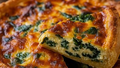 Quiché de Espinacas y Queso 3