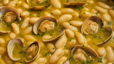 Fabes con Almejas en Olla Rapida 5