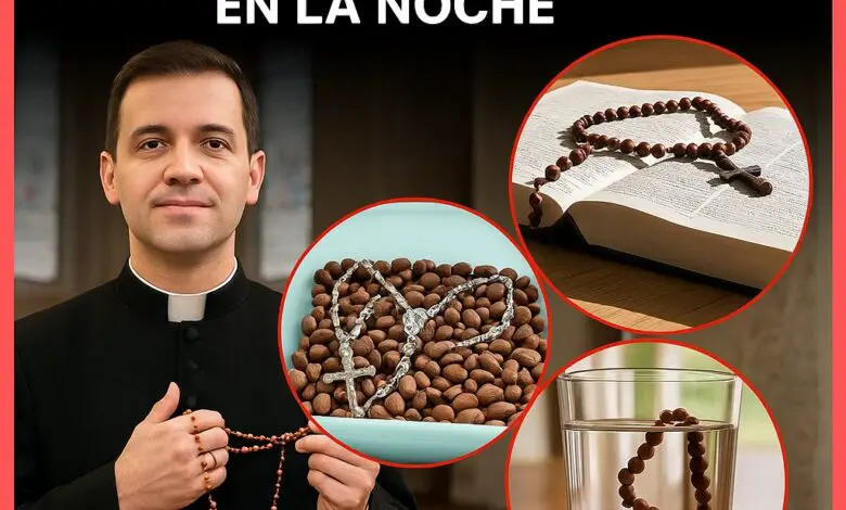 PADRE EXORCISTA REVELA: Los 5 sitios adecuados para colocar tu rosario en la noche 1