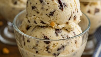 Helado de Nueces con Salsa de Caramelo 3