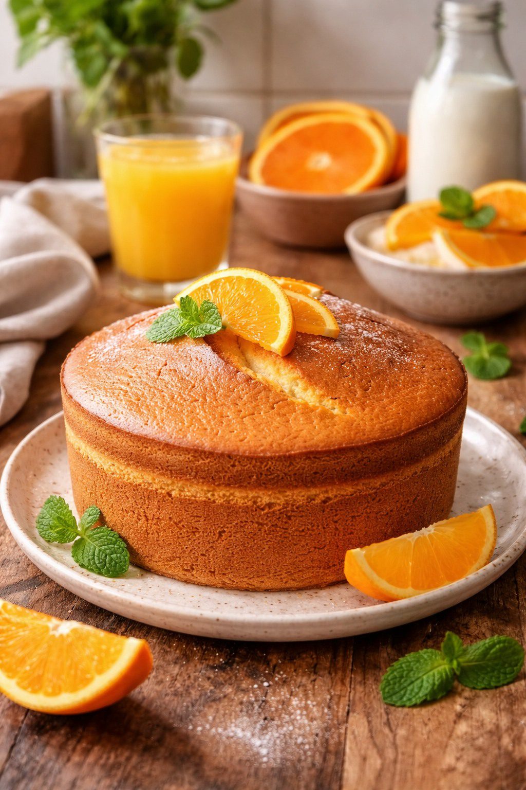 Bizcocho de Naranja Súper Esponjoso