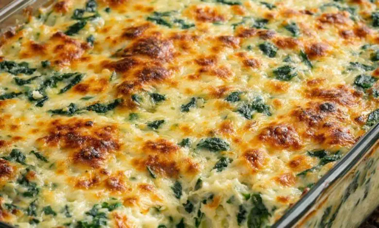 ESPINACAS GRATINADAS A LA CREMA 1