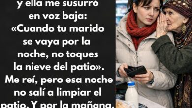 La anciana dijo: «Cuando tu marido se vaya, no toques la nieve del patio 7