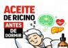 Lo que hace tu cuerpo por la noche cuando aplicas aceite de ricino antes de dormir.