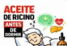 Lo que hace tu cuerpo por la noche cuando aplicas aceite de ricino antes de dormir.