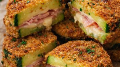 Bocaditos de Calabacín con Jamón y Queso 2