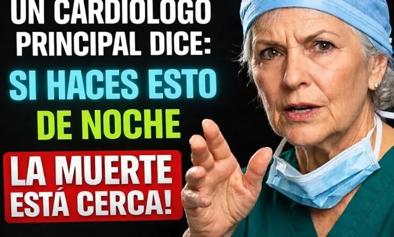 ADVERTENCIA PARA ADULTOS MAYORES: Cardiólogos alertan sobre un hábito nocturno que puede afectar el corazón 1