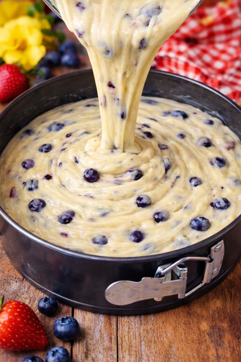 Tarta Fría de Queso con Arándanos