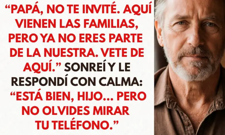 Mi hijo me echó de su boda… pero cuando miró su teléfono entendió todo 1