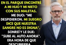 Mi hijo dijo: Mi suegro me echó por mi sangre… ¡Lo que hice después!