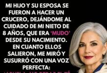 Mi nieto “mudo” habló en cuanto sus padres salieron. Lo que dijo salvó mi vida…