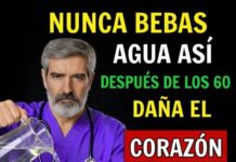 Cardiólogos alertan: Nunca bebas agua así después de los 60 (riesgo cardíaco