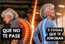 No lo hagas o te encorvarás al envejecer.