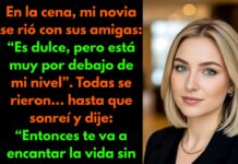 En la cena se rió y dijo: “Solo es un amigo”… Mi respuesta lo cambió todo