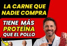 La carne más barata de la carnicería que nadie compra — y que tiene más proteína que el pollo.