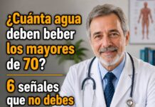 ¿Cuánta agua deben beber los mayores de 70? 6 señales que no debes ignorar