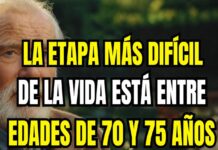 La época más difícil de la vida es entre los 70 y los 75 años aquí están las 5 razones por las que..
