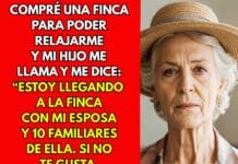 Compré una finca para descansar… pero cuando mi hijo quiso cambiar todo, tomé una decisión inesperada.