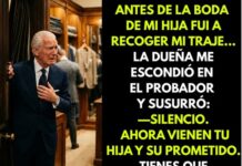 Fue a recoger su traje para la boda de su hija, pero una advertencia inesperada cambió todo.