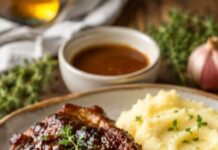 Costillas al Horno en Salsa de Cerveza
