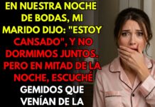 En su noche de bodas, una situación inesperada cambió por completo lo que imaginaba vivir esa noche.