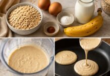 Te enseño a hacer los pancakes de avena