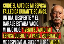 CUIDÉ EL AUTO DE MI ESPOSA FALLECIDA DURANTE 30 AÑOS UN DÍA , DESPERTÉ Y EL GARAJE ESTABA VACÍO