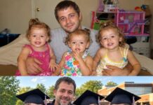 La historia de un hombre que crió a sus trillizas sobrinas y recibió una sorpresa inolvidable en su graduación
