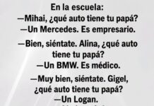 El chiste del día: ¿Qué auto tiene tu papá? Una lección escolar con giro inesperado