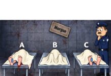 Acertijo visual: ¿cuál de los tres sigue con vida?