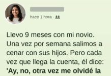 Después de pagar durante meses la cena de su novio y sus hijos, ella hizo algo que le puso fin a todo