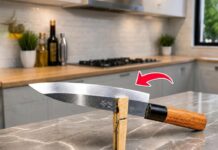Cómo devolverle el filo a un cuchillo en segundos con objetos que ya tienes en casa