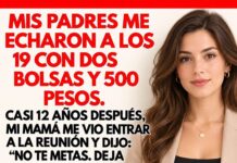 Mis padres me echaron a los 19 con dos bolsas y 500 pesos