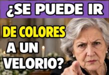 ¿Se puede ir de colores a un velorio? La respuesta que muchos no esperan