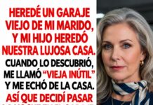 Mi marido me dejó un garaje viejo y mi hijo se quedó con todo, pero lo que encontré dentro lo cambió todo