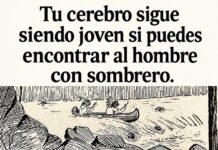 Tu cerebro sigue joven si logras ver al hombre del sombrero: lo que dice realmente este acertijo