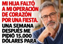 Mi hija faltó a mi operación de corazón por una fiesta y luego me pidió 15.000 dólares: el sobre del cajón la dejó sin palabras