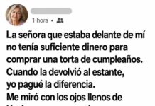 Pagué la diferencia de una torta de cumpleaños sin imaginar quién me llamaría al día siguiente