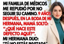 Mi familia de médicos me borró durante nueve años y en la boda de mi hermana descubrí por qué