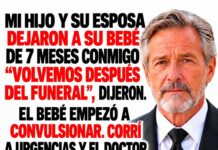 Dejaron a su bebé en mi puerta y me dijeron que volverían después del funeral
