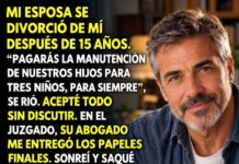 Su esposa exigió manutención para sus 3 hijos; antes de firmar, él pidió presentar una prueba al juez
