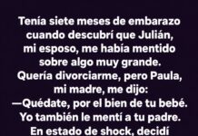Mi esposo me mintió durante el embarazo y mi madre me reveló la verdad