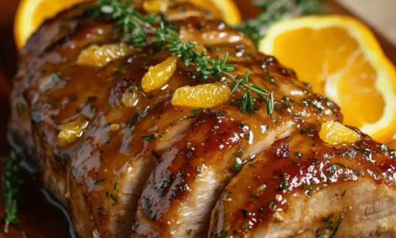 LOMO DE CERDO EN SALSA DE NARANJA Y ROMERO 1