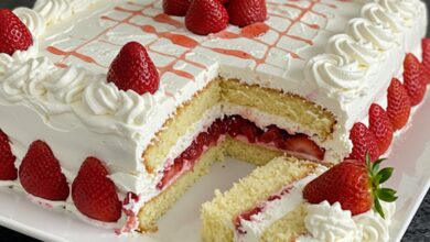 Pastel de Fresa Clásico Casero 3