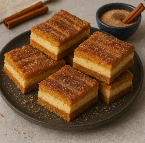 Churro Cheesecake Bars 1