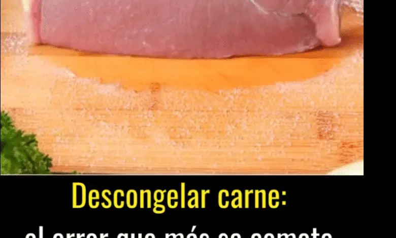 Descongelar carne: el error que más se comete y que puede arruinar tus comidas 1