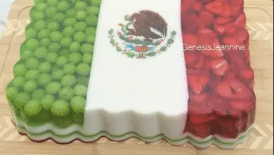 Postre Tricolor de la Bandera de México (Sin Horno) 4