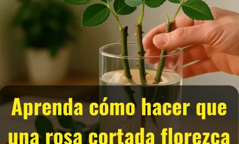 El secreto para hacer que una rosa cortada florezca y eche raíces en casa 1