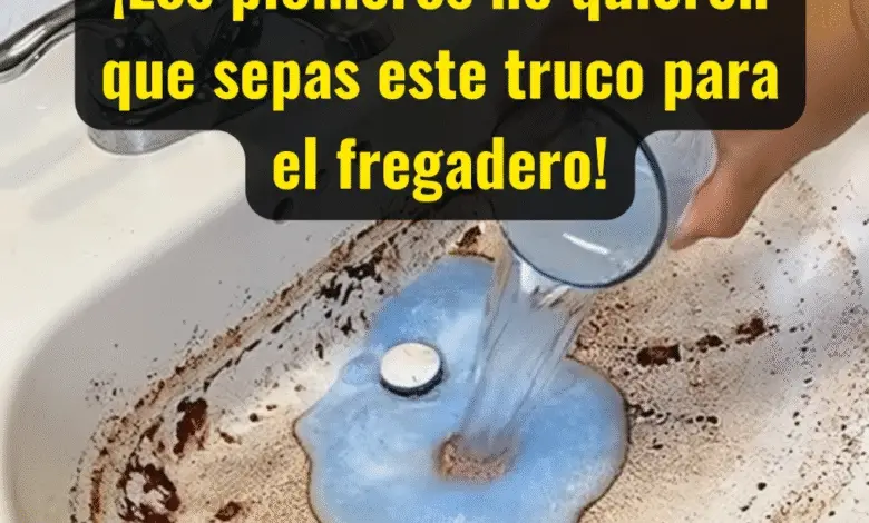 ¡Los plomeros no quieren que sepas este truco para el fregadero! 1